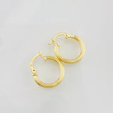 Candongas Lore 1.1g / 1.5cm Oro Amarillo 18K