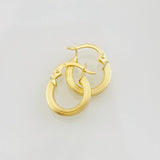 Candongas Winter 1.05g / 1.5cm Oro Amarillo 18K