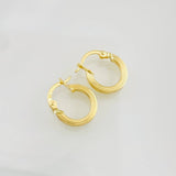 Candongas Winter 1.05g / 1.5cm Oro Amarillo 18K