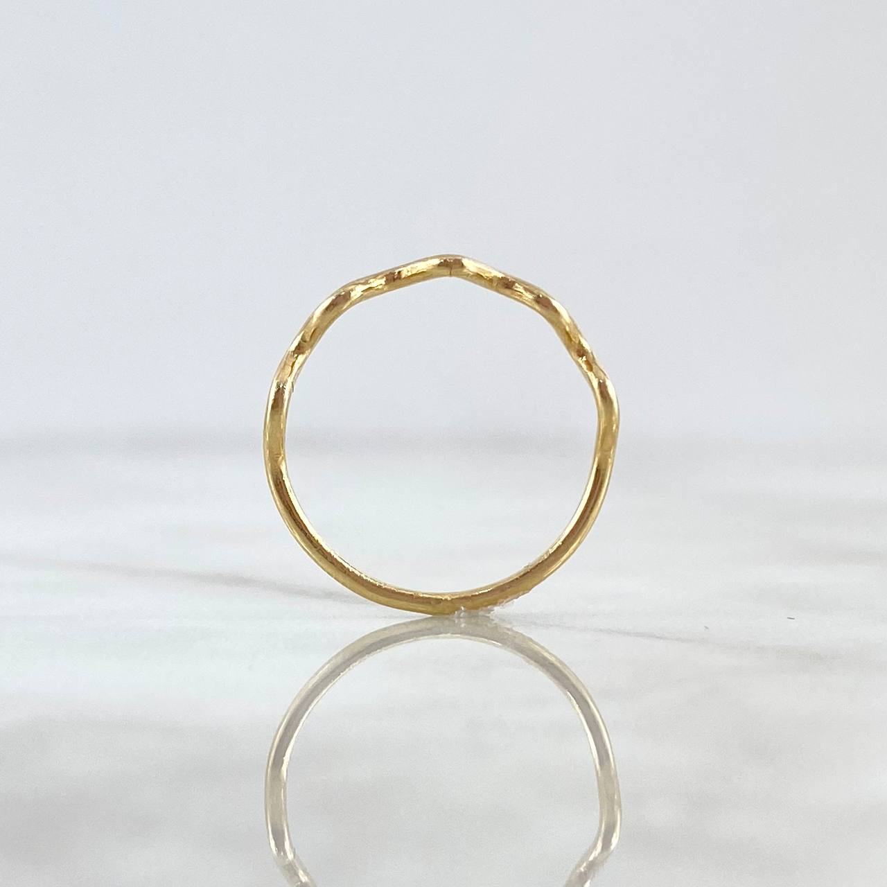 Anillo Ondulado 1.05gr / T6 / Oro Amarillo