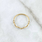 Anillo Ondulado 1.05gr / T6 / Oro Amarillo