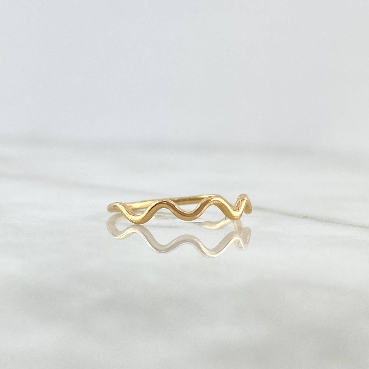 Anillo Ondulado 1.05gr / T6 / Oro Amarillo