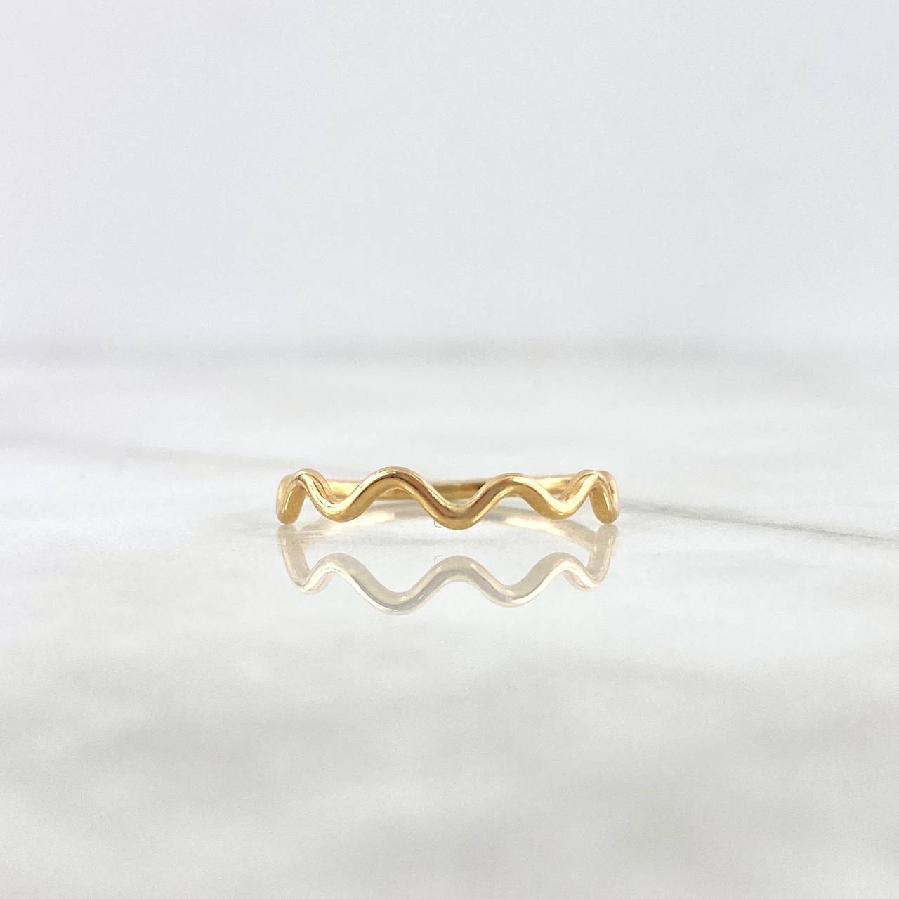 Anillo Ondulado 1.05gr / T6 / Oro Amarillo