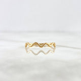 Anillo Ondulado 1.05gr / T6 / Oro Amarillo