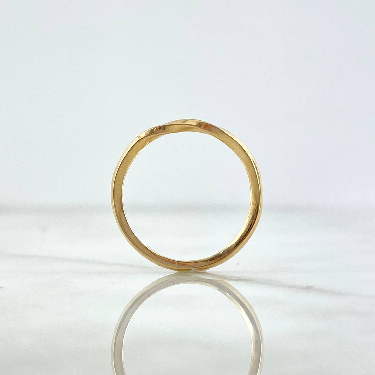 Anillo Semi Entorchado 1.7gr / T7 1/4 / Oro Amarillo