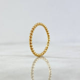 Anillo Trenzado 1.75gr / T6 1/2 / Oro Amarillo
