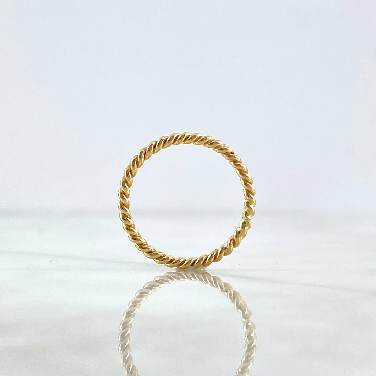 Anillo Trenzado 1.75gr / T6 1/2 / Oro Amarillo