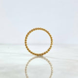 Anillo Trenzado 1.75gr / T6 1/2 / Oro Amarillo