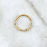 Anillo Trenzado 1.75gr / T6 1/2 / Oro Amarillo