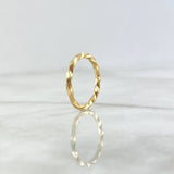 Anillo Entorchado 1.8gr / T4 1/2 / Oro Amarillo