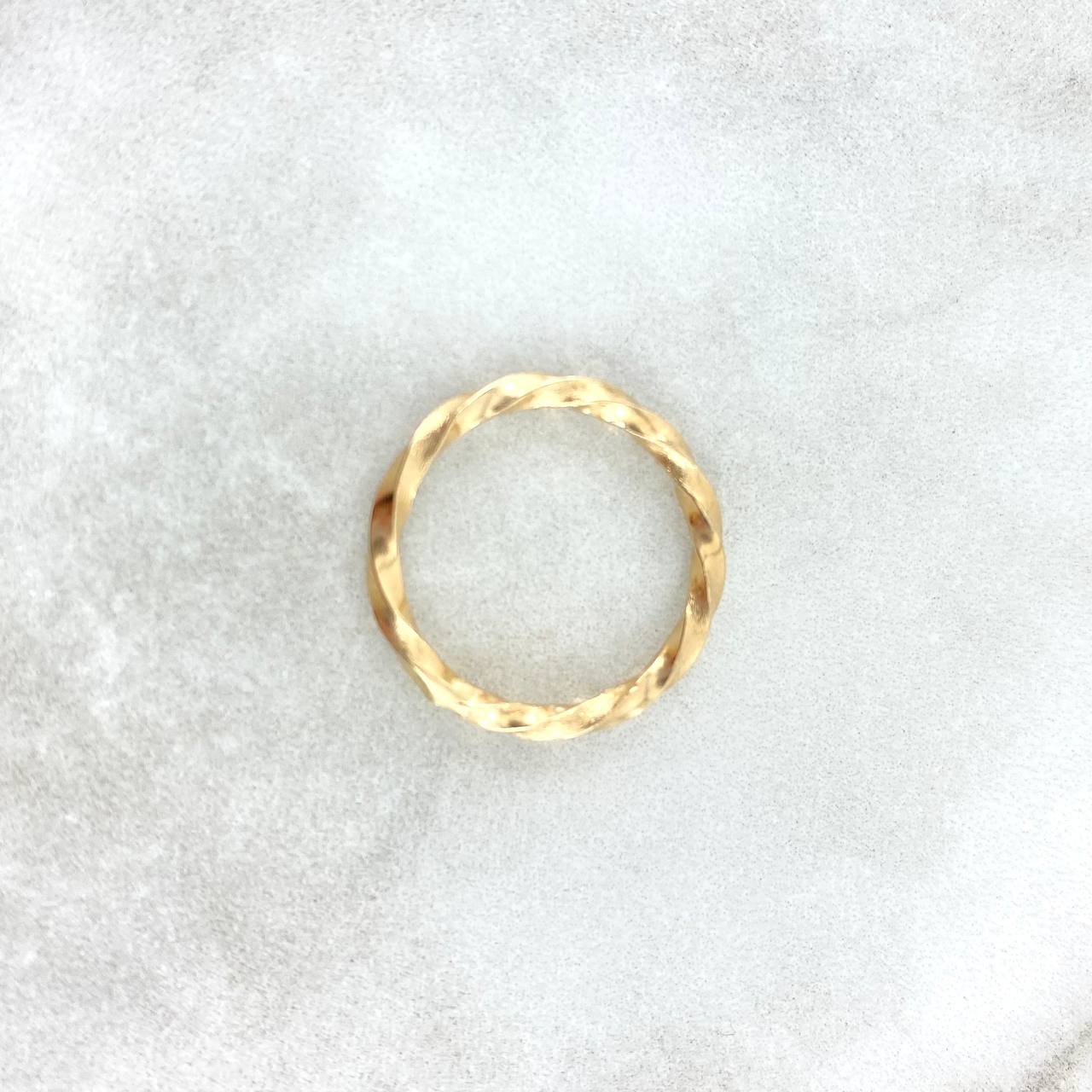 Anillo Entorchado 1.8gr / T4 1/2 / Oro Amarillo
