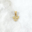 Dije Angel 0.45gr / 1.2cm / Circones Blancos Oro Amarillo