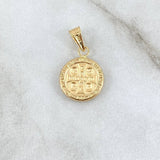 Dije San Benito 0.85gr / 2.1cm / Oro Amarillo