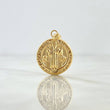 Dije San Benito 1.4gr / 2.5cm / Oro Amarillo