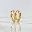 Candongas Corazon Liso 2.15gr / 2.2cm / Oro Amarillo 18K