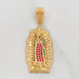 Dije Virgen Guadalupe 7.1 g / 4.7 cm Oro Amarillo 18K