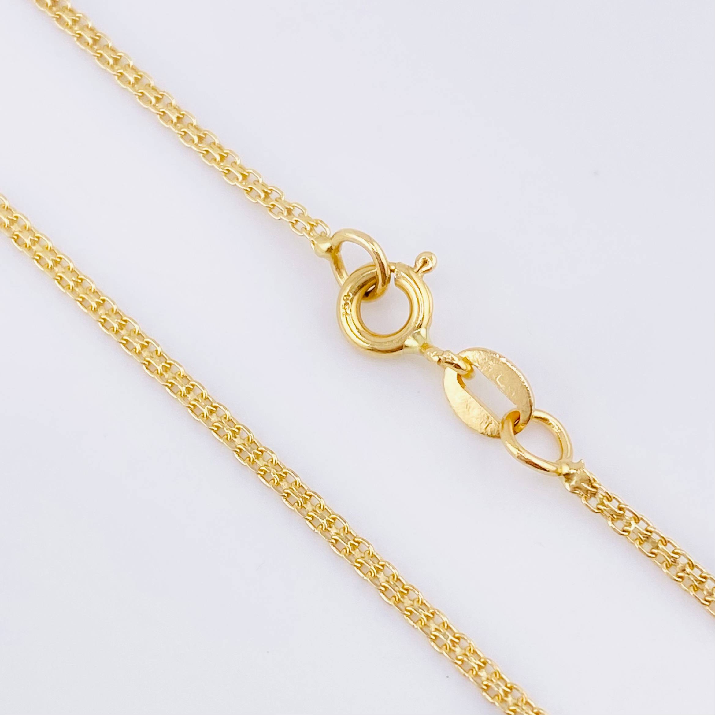 Cadena China 2.7gr / 50cm / 1.5mm Oro Amarillo +1 18K *