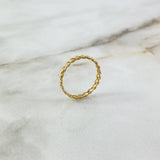 Anillo Cubano 1.15gr / T7 1/2 / Oro Amarillo ©
