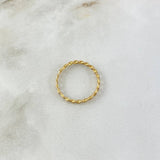 Anillo Cubano 1.15gr / T7 1/2 / Oro Amarillo ©