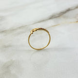 Anillo Fe 1.2gr / T7 1/2 / Circones Colores Oro Amarillo ©
