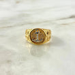Anillo Ancla 5.55gr / T10 3/4 / Dos Oros Amarillo Blanco ©