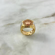 Anillo Correa Corona RX 12.1gr / T9 3/4 / Circones Blancos Tres Oros ©