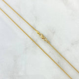 Cadena Cola Raton 1.8gr / 45cm / 1mm Oro Amarillo +3 18K *