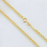Cadena Cubana 2.1gr / 45cm / Oro Amarillo +1 18K ©