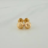Topos Bola Diamantados 0.75 g / 6 mm Oro Amarillo 18K