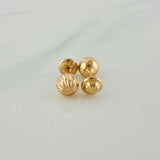 Topos Bola Diamantados 0.75 g / 6 mm Oro Amarillo 18K