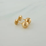 Topos Bola Diamantados 0.75 g / 6 mm Oro Amarillo 18K