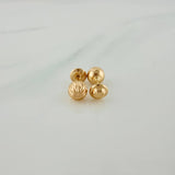 Topos Bola Diamantados 0.7 g / 5 mm Oro Amarillo 18K