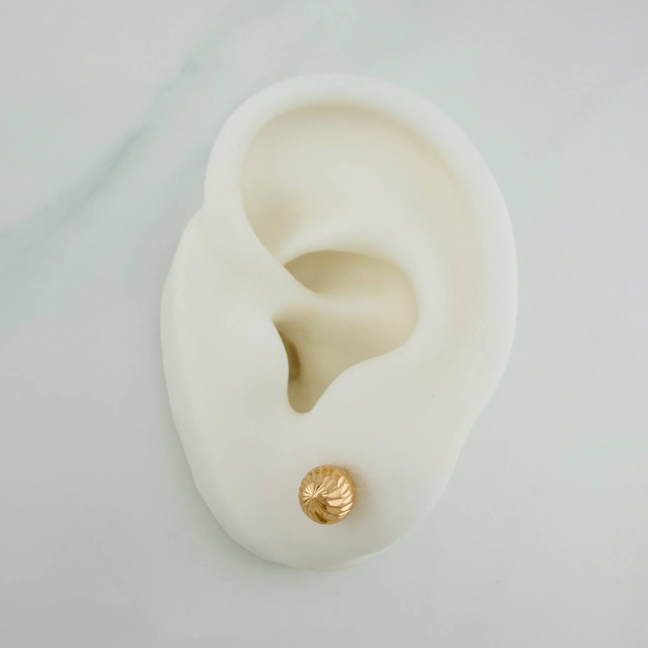 Topos Bola Diamantados 0.7 g / 5 mm Oro Amarillo 18K