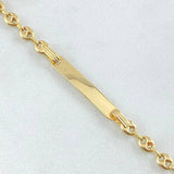 Pulso Bebé GC Placa Rectangular 1.8gr / 14cm / Oro 18K
