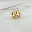 Candongas Tornillo 3.75gr / 1.4cm / Circones Blancos Oro Amarillo *