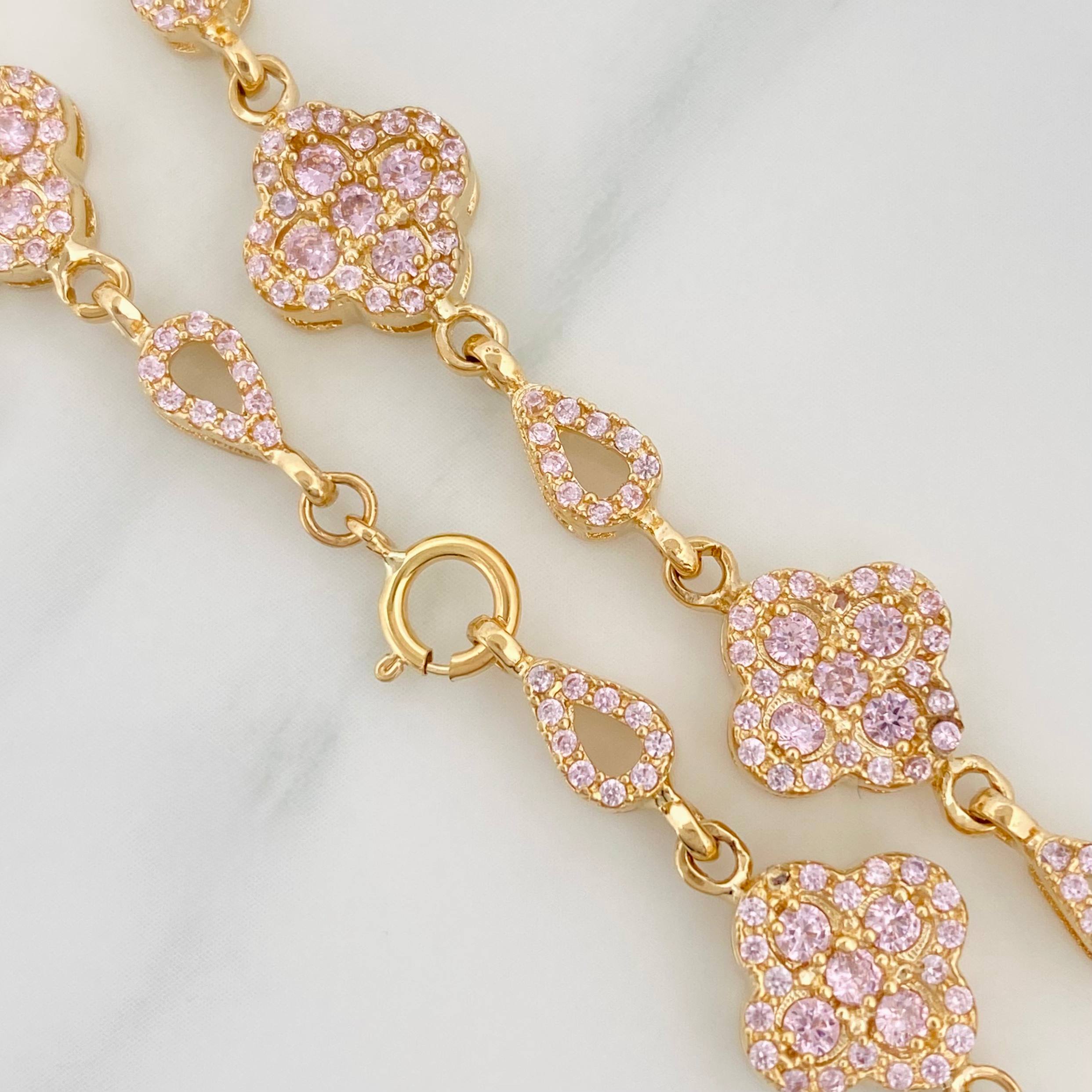 Pulso Trebol 12.25 g / 19.9 cm / 4.3 mm Oro Amarillo 18K