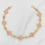 Pulso Trebol 12.25 g / 19.9 cm / 4.3 mm Oro Amarillo 18K