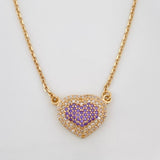 Cadena Aro Seguido Corazon 4.85 g / 42.6 cm / 1.47 mm Oro Amarillo 18K