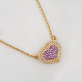 Cadena Aro Seguido Corazon 4.85 g / 42.6 cm / 1.47 mm Oro Amarillo 18K