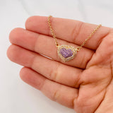 Cadena Aro Seguido Corazon 4.85 g / 42.6 cm / 1.47 mm Oro Amarillo 18K