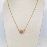 Cadena Aro Seguido Corazon 4.85 g / 42.6 cm / 1.47 mm Oro Amarillo 18K