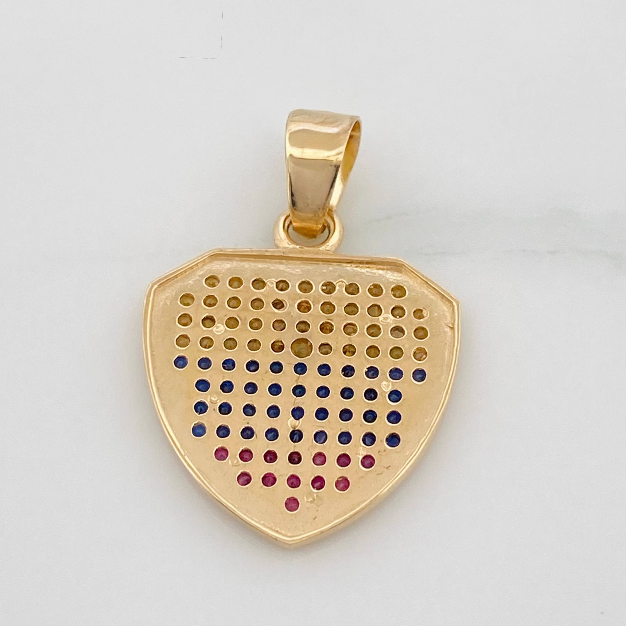 Dije Mapa Colombia 2.55 g / 2.5 cm Oro Amarillo 18K