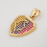 Dije Mapa Colombia 2.65 g / 2.6 cm Oro Amarillo 18K