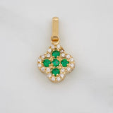 Dije Trebol 1.15 g / 1.8 cm Oro Amarillo 18K