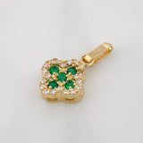 Dije Trebol 1.15 g / 1.8 cm Oro Amarillo 18K