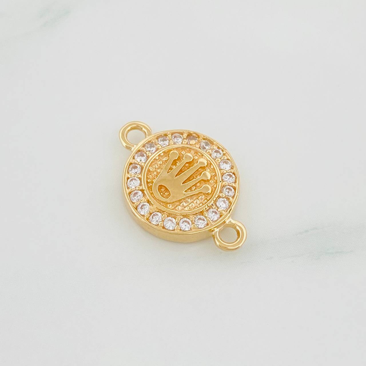 Herraje Corona 1.8 g / 1.7 cm Oro Amarillo 18K