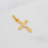 Dije Cruz 0.85 g / 2.2 cm Oro Amarillo 18K