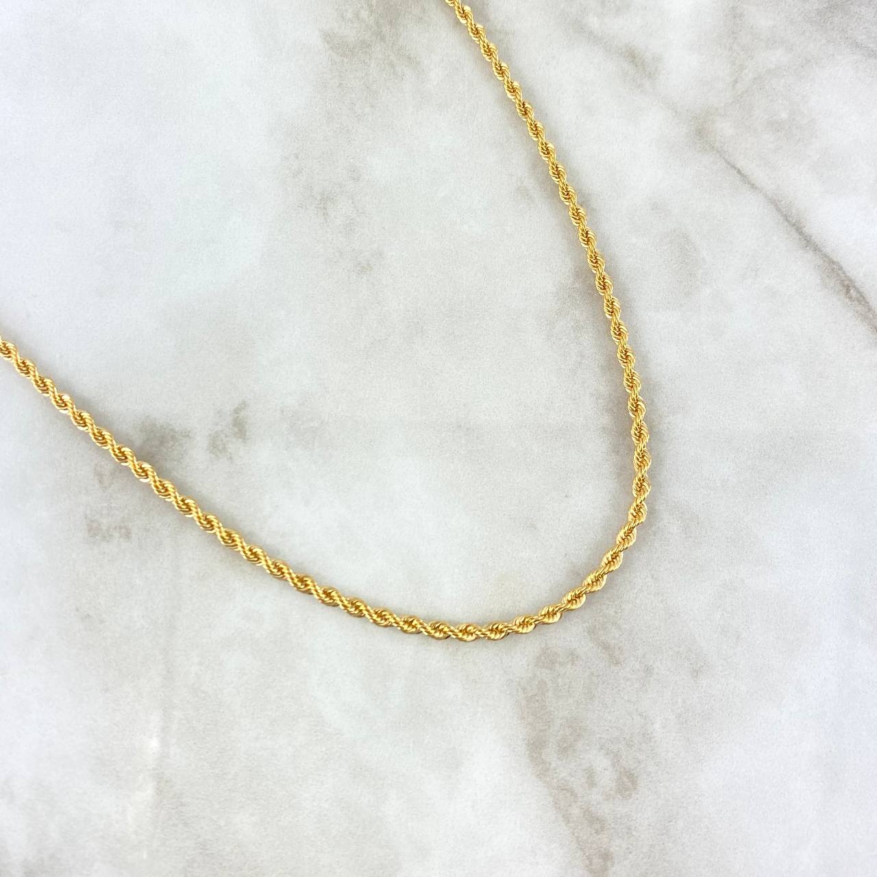 Cadena Lazo 6.1gr / 60cm / 2.8mm Oro Amarillo +3 18k