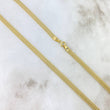 Cadena Sedusa 5.4gr / 50cm / 4.3mm Oro Amarillo +3 *