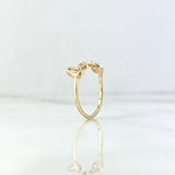Anillo Love 0.95gr / T7 3/4 / Liso Oro Amarillo 18K